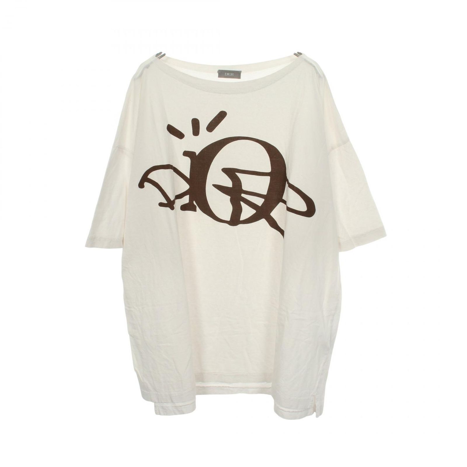 ディオール Dior 半袖Tシャツ Dior × Travis Scott プリント コットン ×Travis Scott Tシャツ レディース Used B