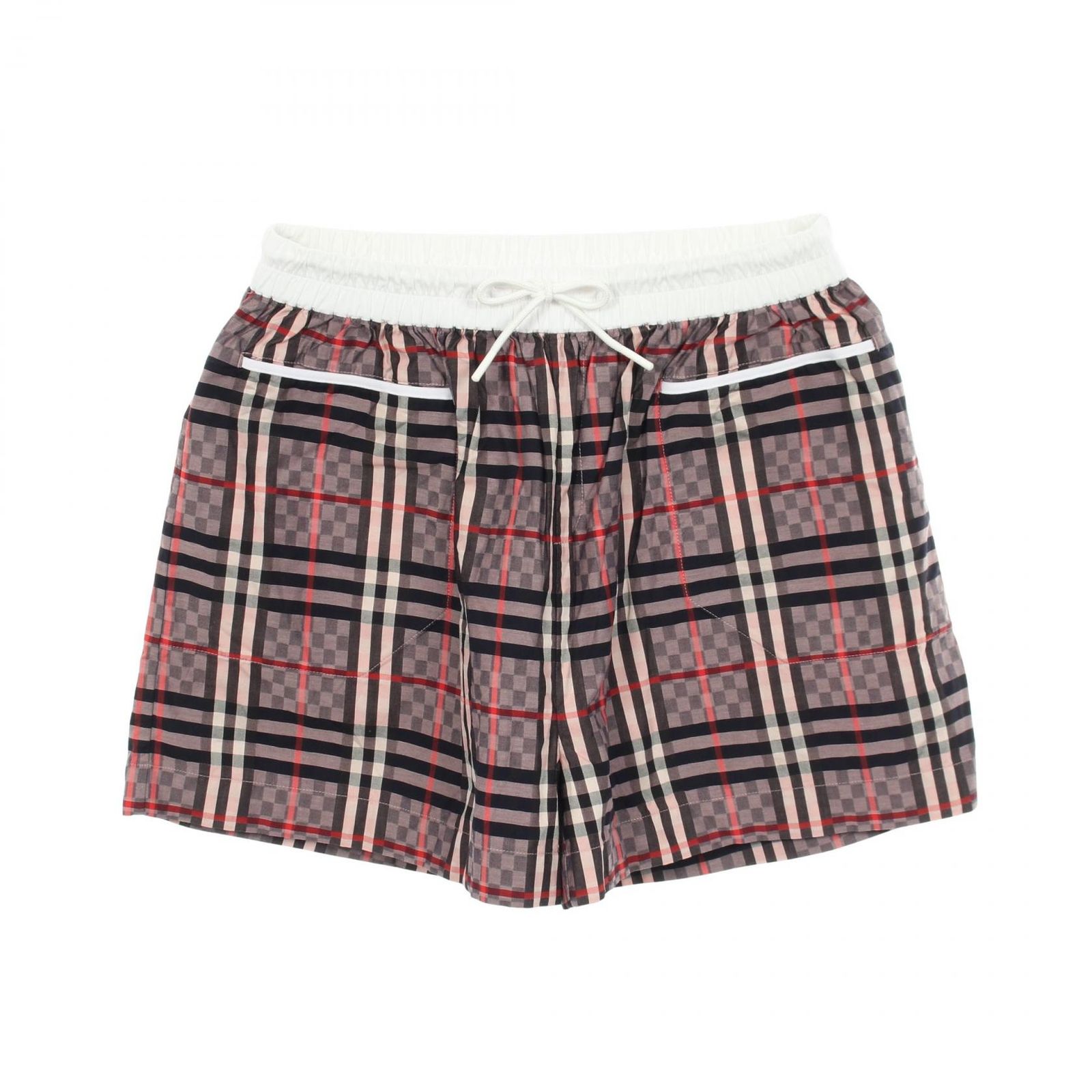 バーバリー BURBERRY パンツ チェック柄 キッズ ショート 8048194 コットン ショートパンツ レディース Used A