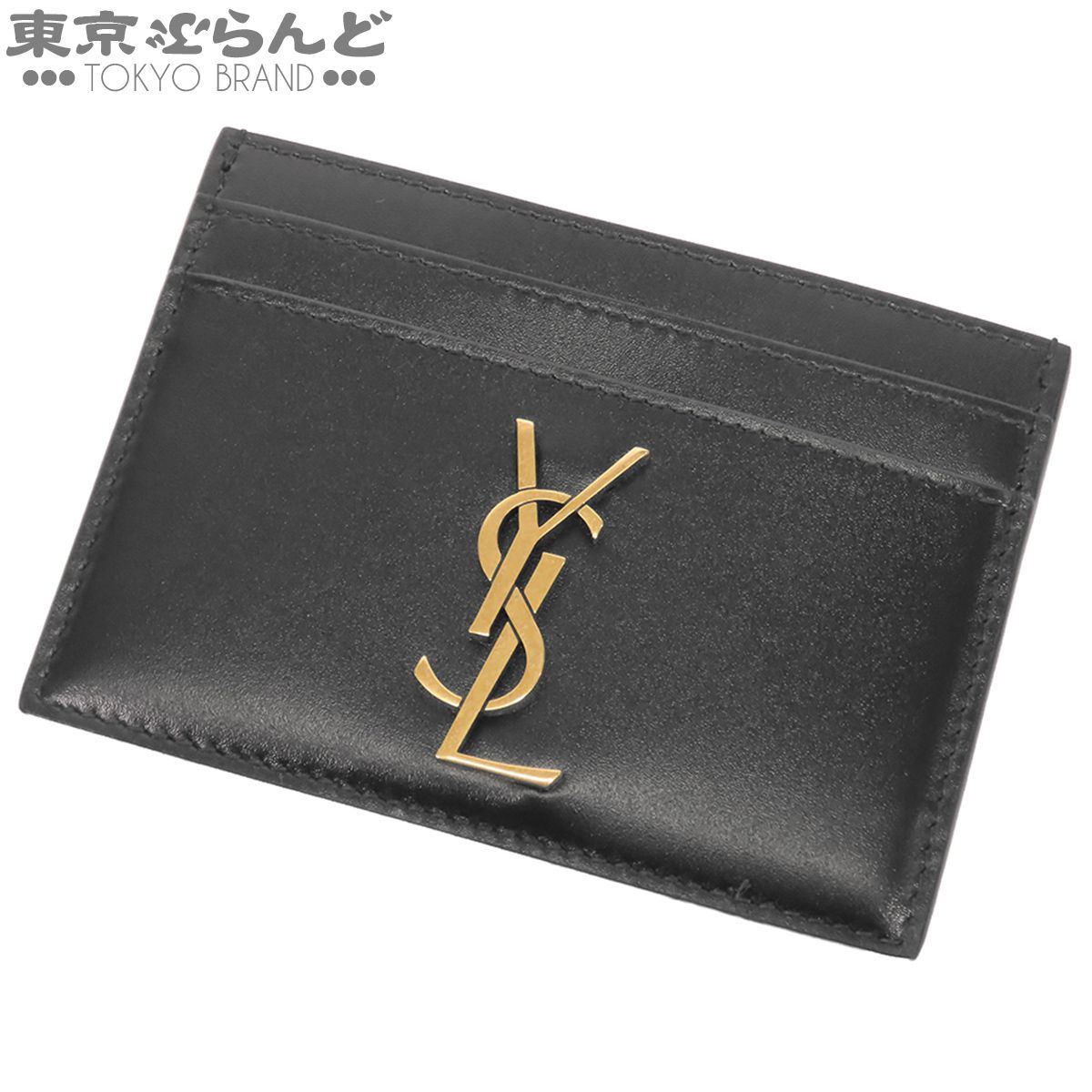 サンローラン SAINT LAURENT カードホルダー 370778 ブラック 黒 レザー カサンドラ カードケース レディース 101884565