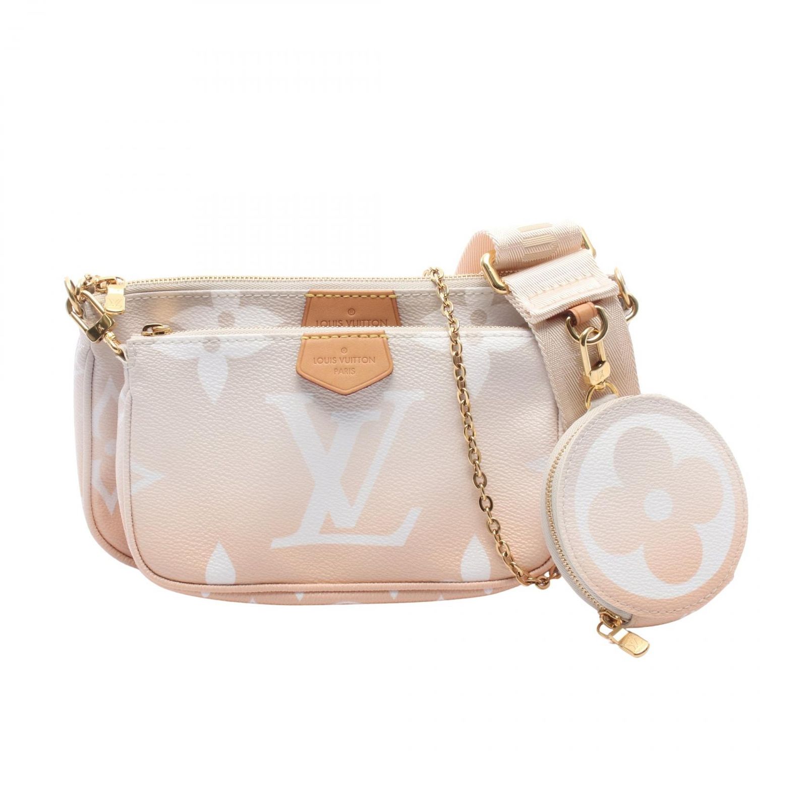 LOUIS VUITTON ルイ・ヴィトン ミュルティ ポシェットアクセソワール モノグラムジャイアント ショルダーバッグ 165,400円