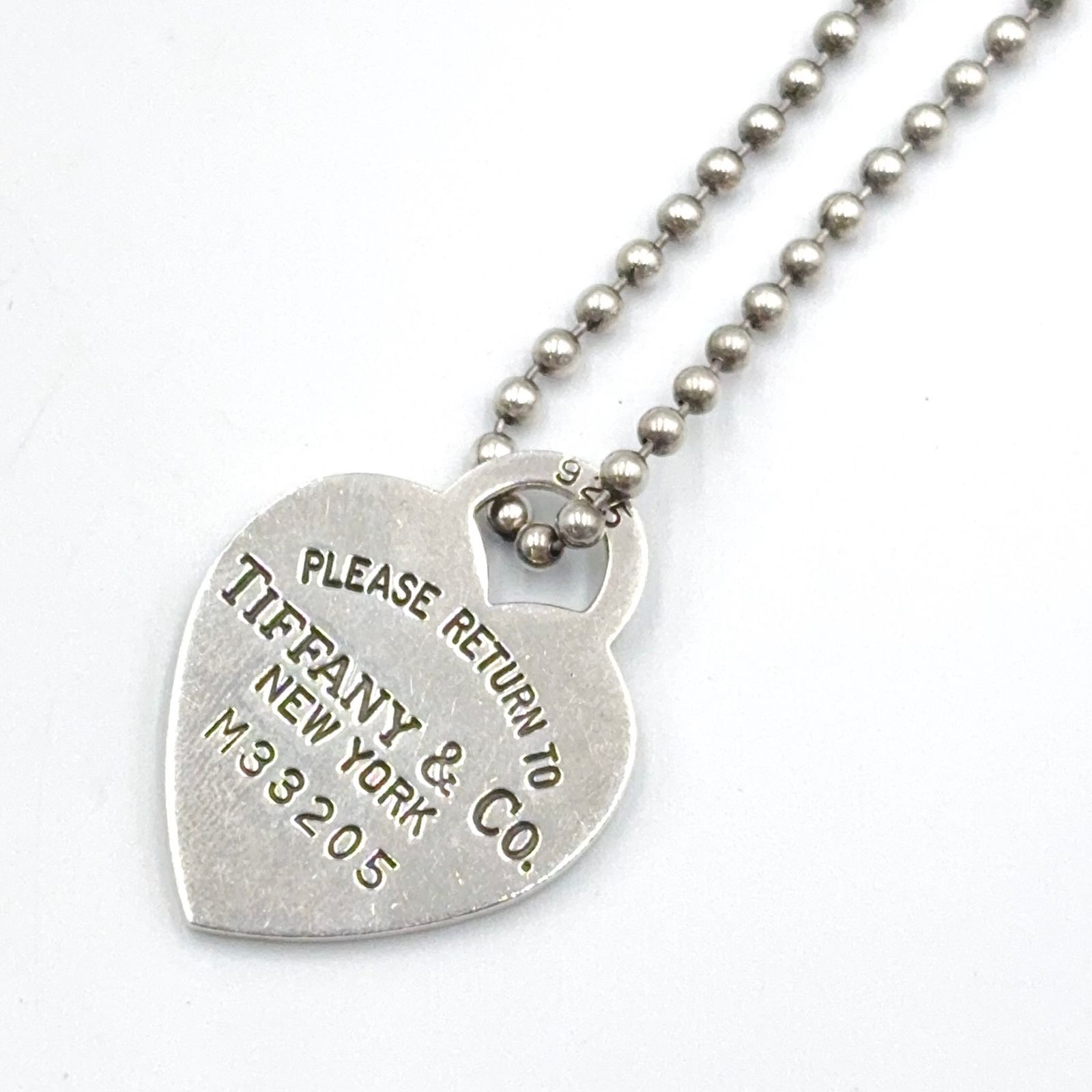 【新着】TIFFANY & Co. リターン トゥ ティファニー ハート タグ SV925 シルバー ネックレス