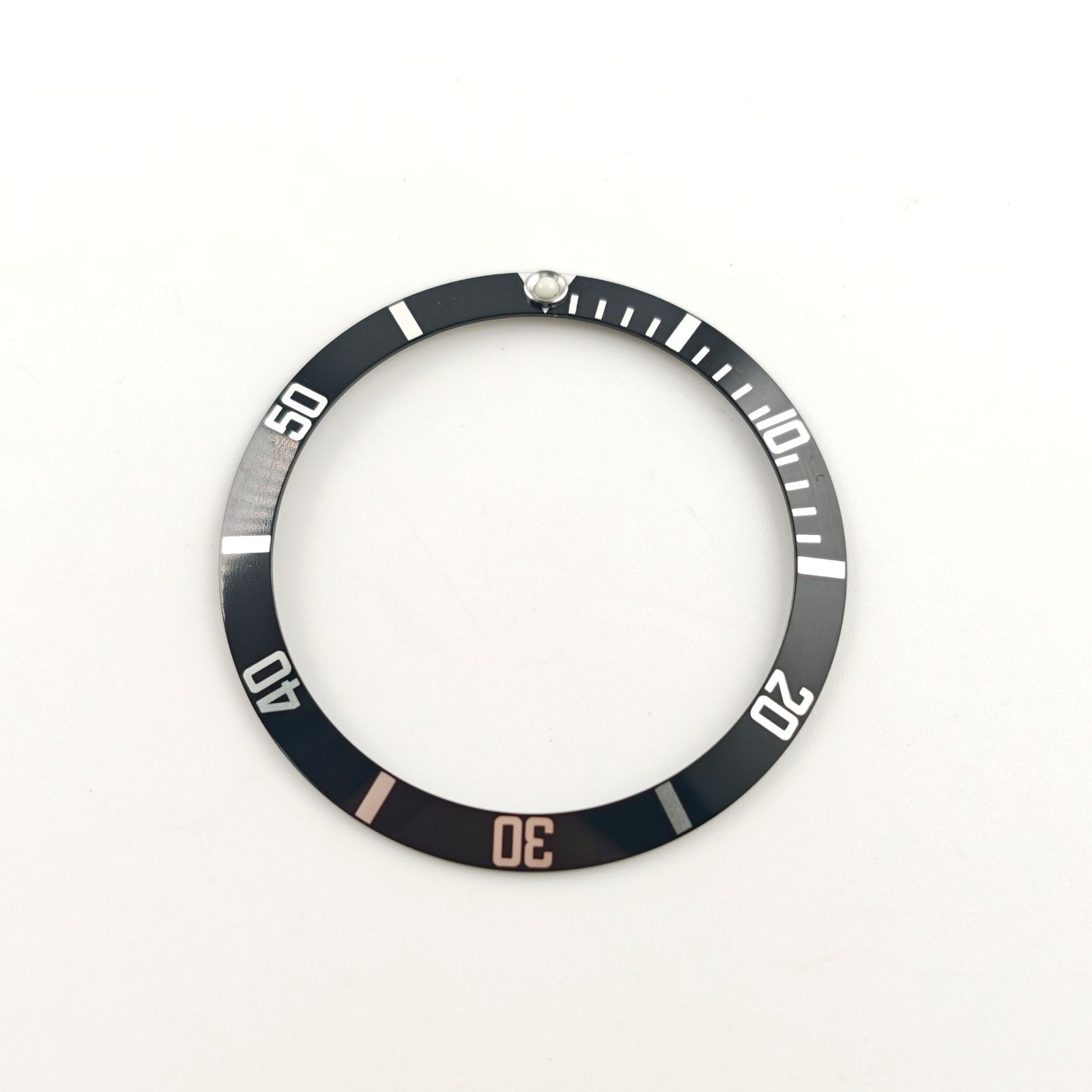 腕時計 修理交換用 社外部品 ベゼルインサート ブラック 黒 【対応】TUDOR 75090 サブマリーナ チュードル チューダー