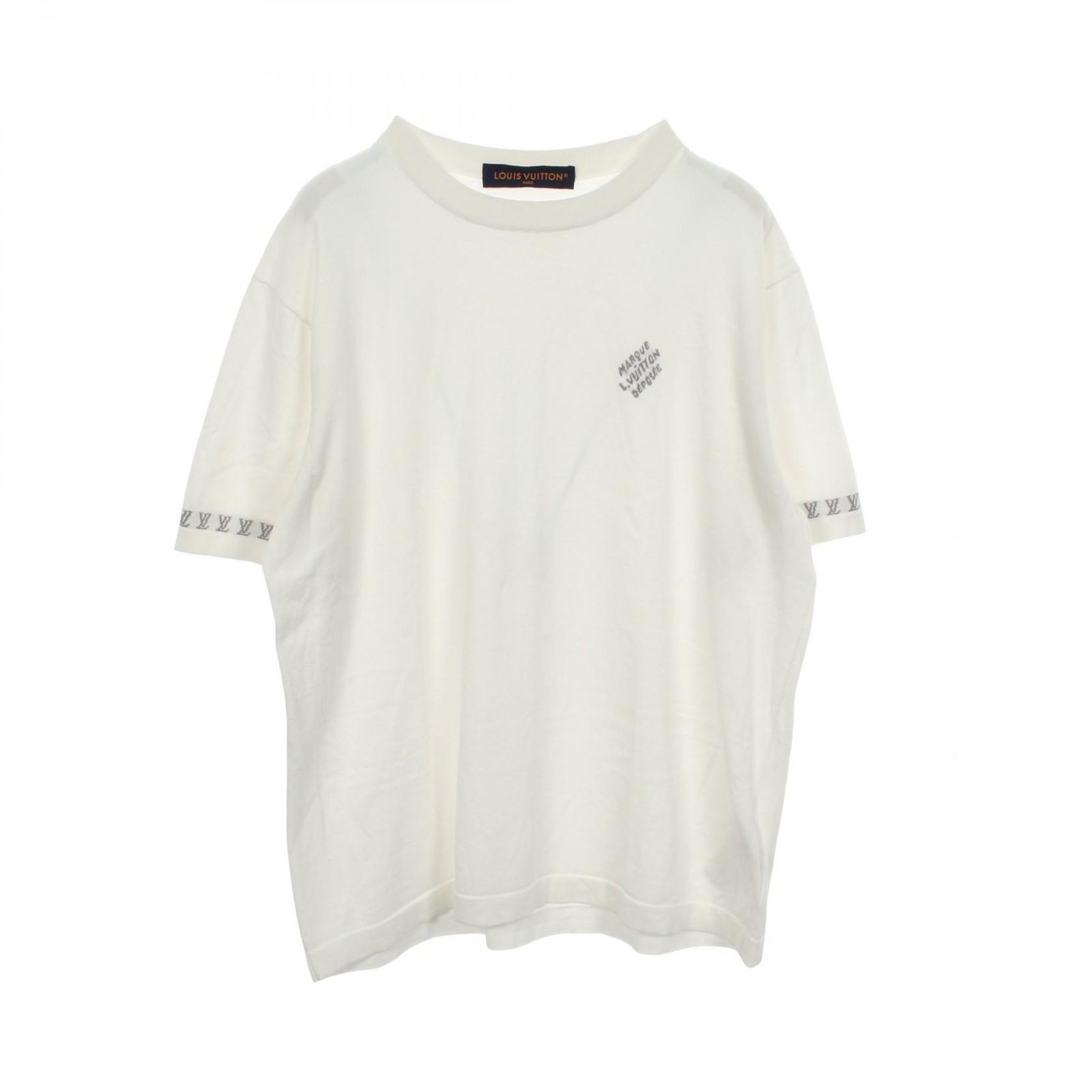 LOUIS VUITTON ルイ・ヴィトン ロゴ ニット 半袖Tシャツ