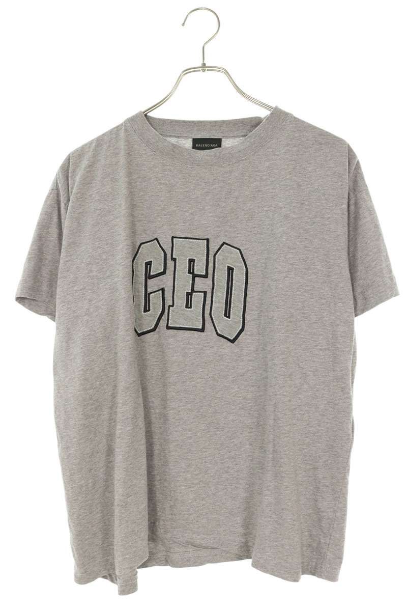 バレンシアガ 826344 TSVP3 CEOロゴ クロップドTシャツ メンズ XS 43,908円