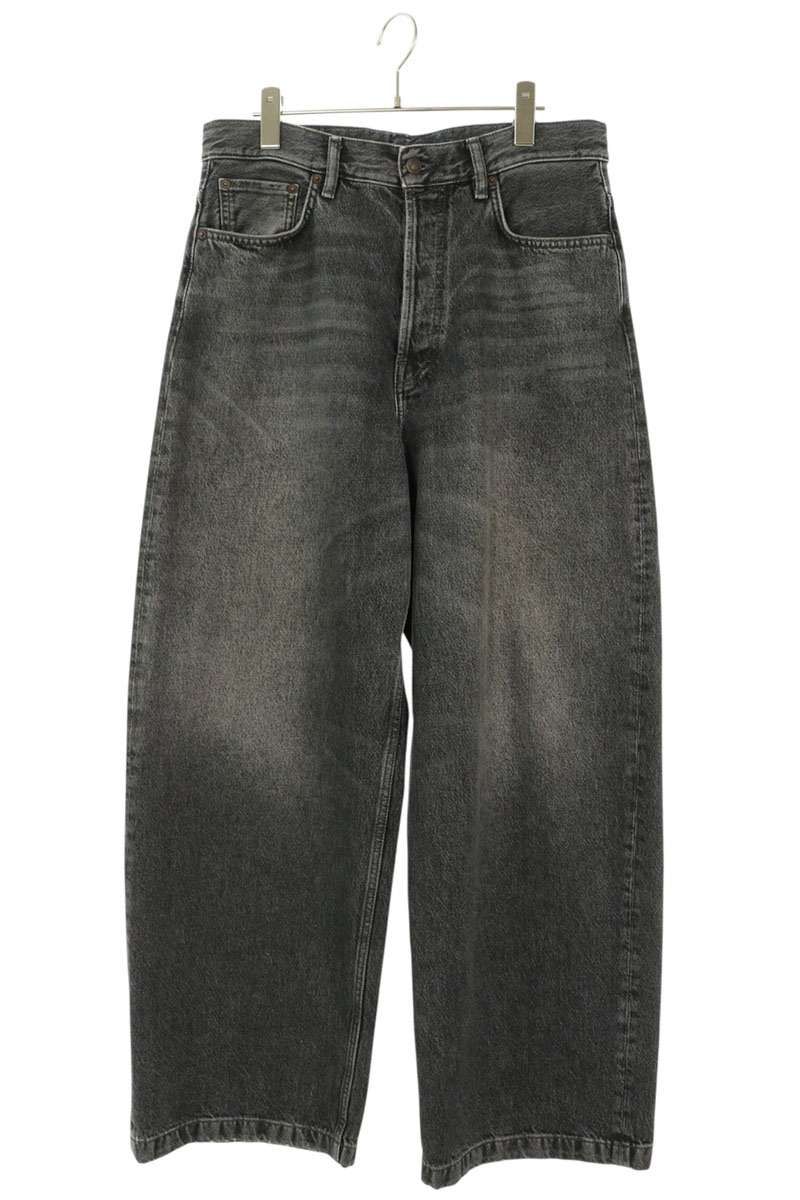 アクネストゥディオズ 1989 Ash Black ルーズフィットバギーデニムパンツ メンズ 29インチ