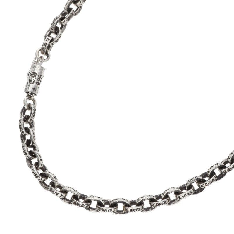 クロムハーツ PAPER CHAIN 20/ペーパーチェーン20inch シルバーネックレス メンズ 20inch