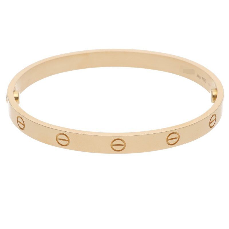 カルティエ LOVE BRACELET 新型 K18YGラブブレスレットブレスレット メンズ 19号 442,238円