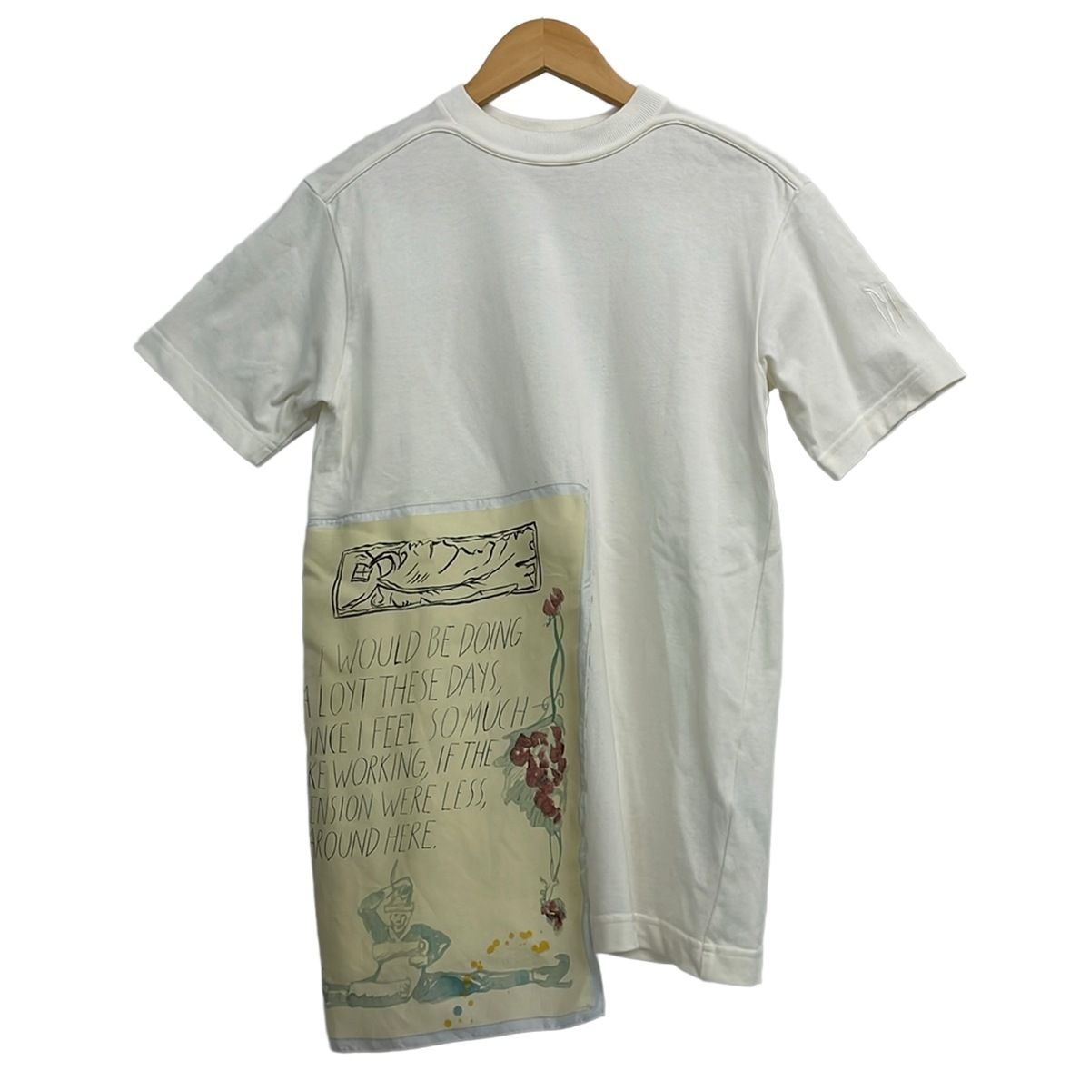 ディオール/クリスチャンディオール 半袖Tシャツ サイズXXS XS メンズ - 943J609G0554 白×アイボリー×マルチ クルーネック/半袖