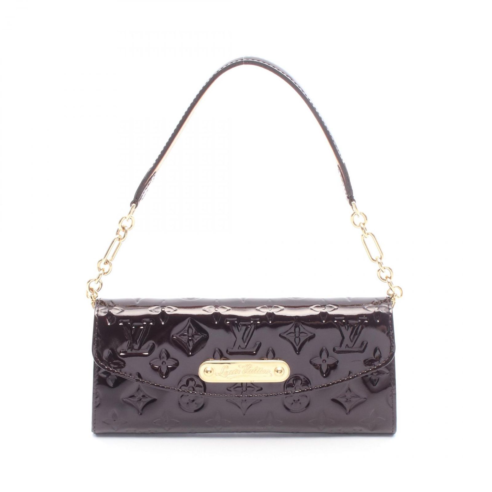LOUIS VUITTON ルイ・ヴィトン サンセット ブルーバード モノグラムヴェルニ アマラント ショルダーバッグ