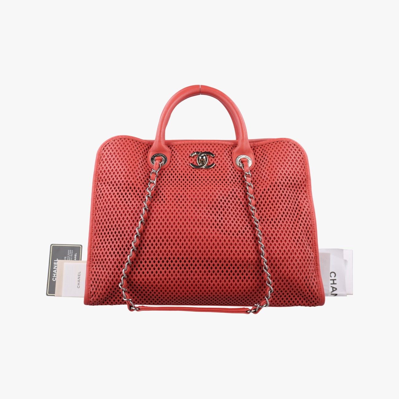 シャネルChanelアップ ザ エア フレンチリビエラ オレンジ ラムスキン A67654 17425815