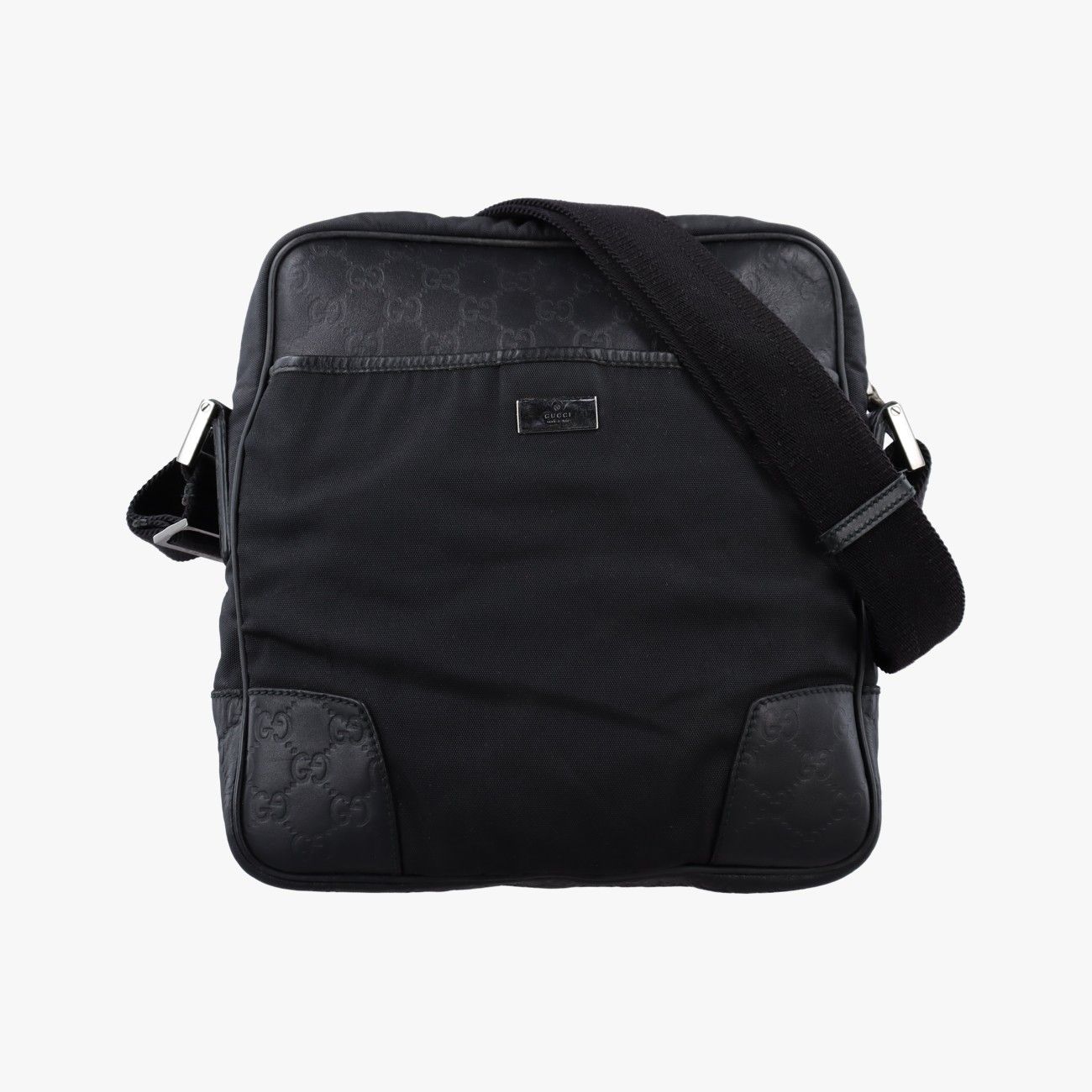 グッチGucciグッチシマ ブラック キャンバス×レザー 162783 G3138040