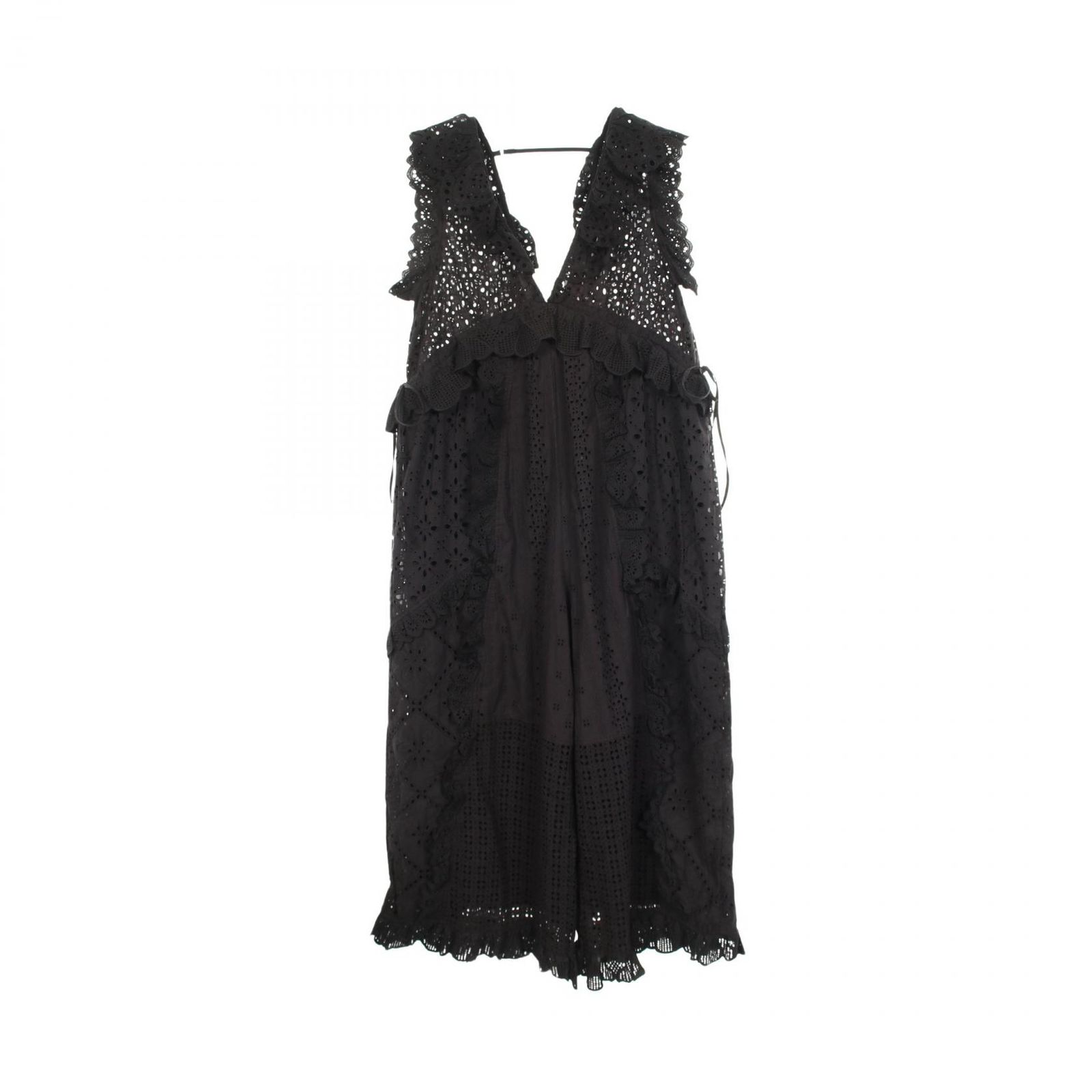 MAISON SPECIAL メゾンスペシャル Lace Patch Rompers サロペット ツナギ