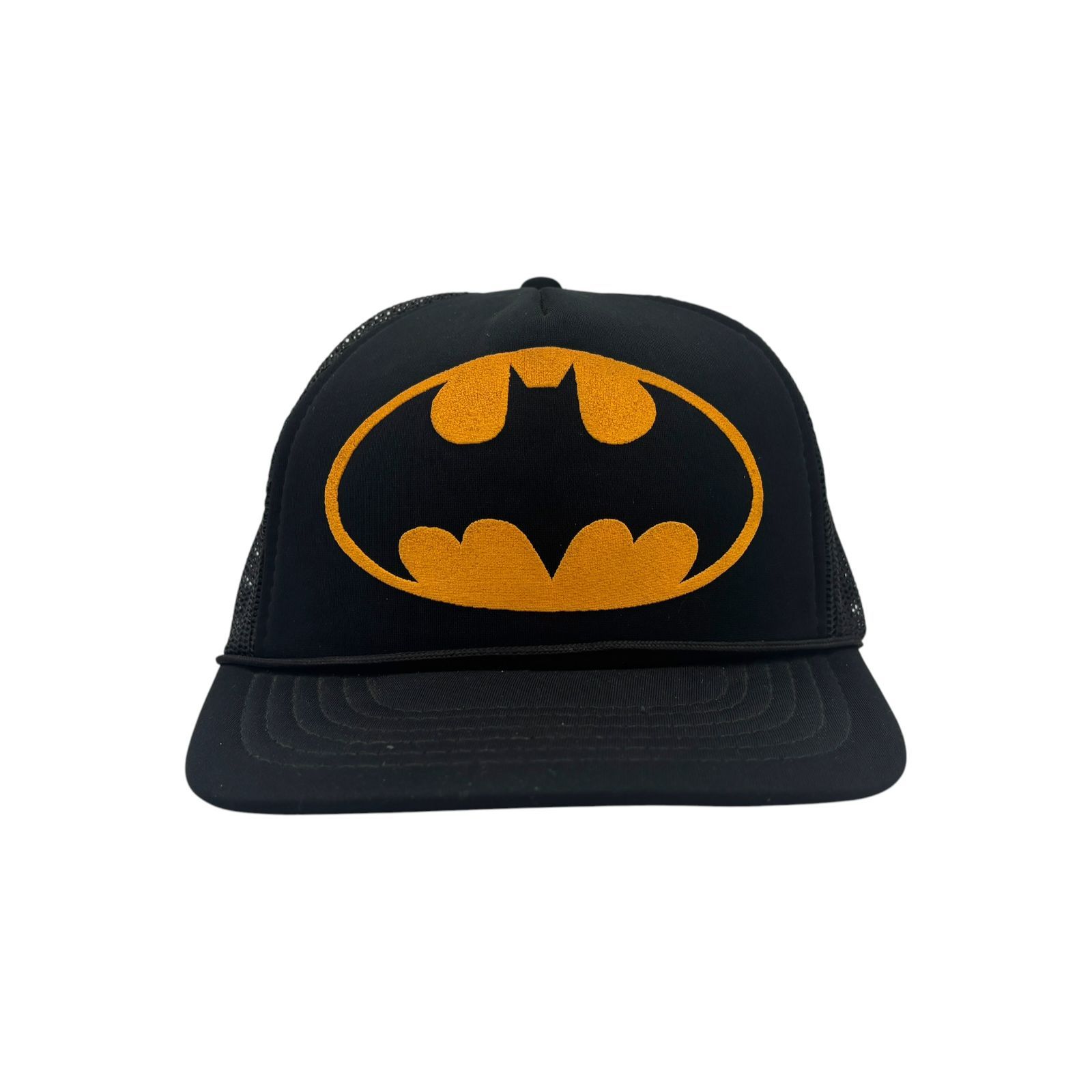 【キャップ/帽子】90s Batman ビンテージ メッシュキャップ ブラック　黒