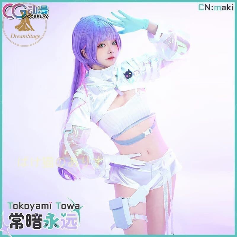 新品 未使用 VTuber ホロライブ 常闇トワ コスプレ衣装 M キャラクター衣装 撮影用 イベント用 COSPLAY