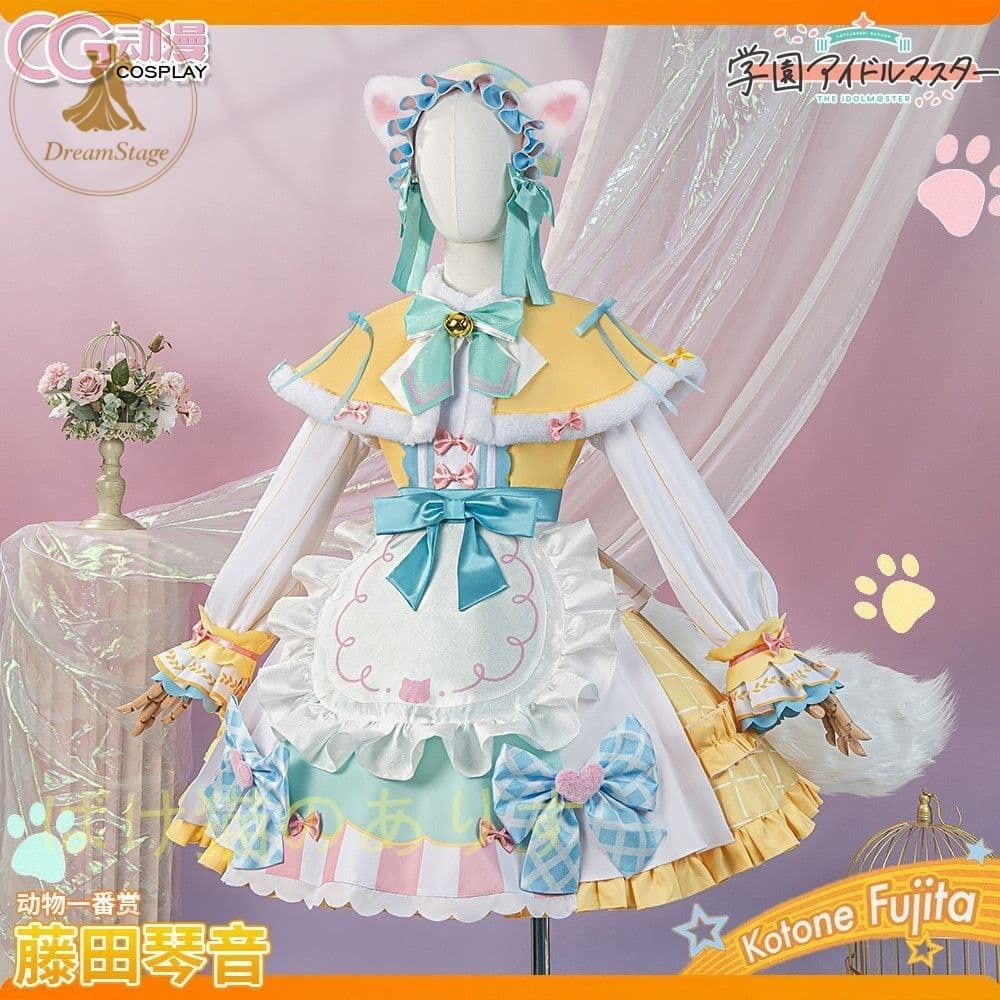 新品 未使用 学マス 藤田ことね コスプレ衣装 M キャラクター衣装 撮影用 イベント用 COSPLAY