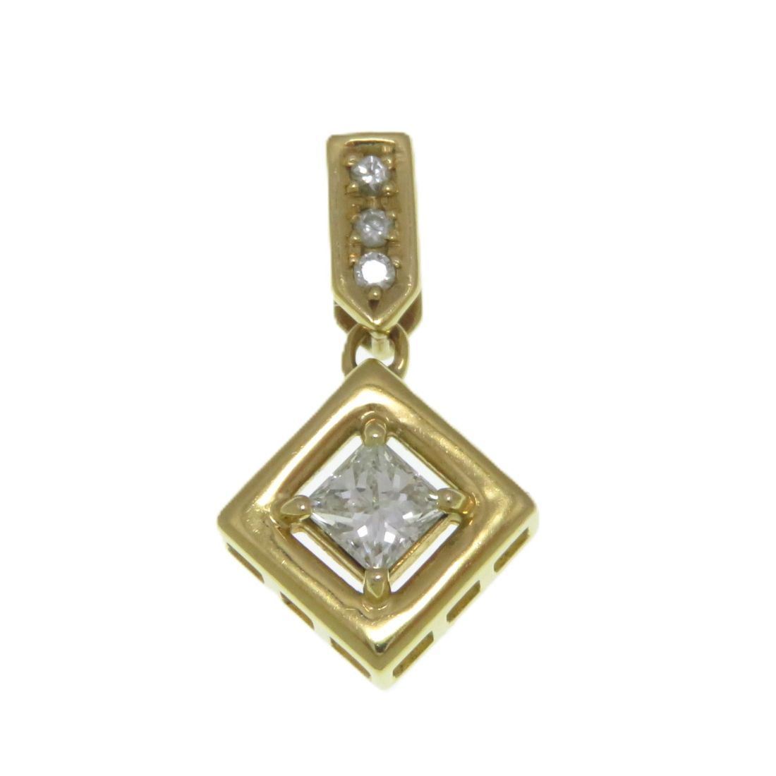 TASAKI タサキ K18/D0.28/0.03/1.5g ﾄｯﾌﾟ ペンダントトップ K18イエローゴールド K18YG ユニセックス【中古】431 29,880円