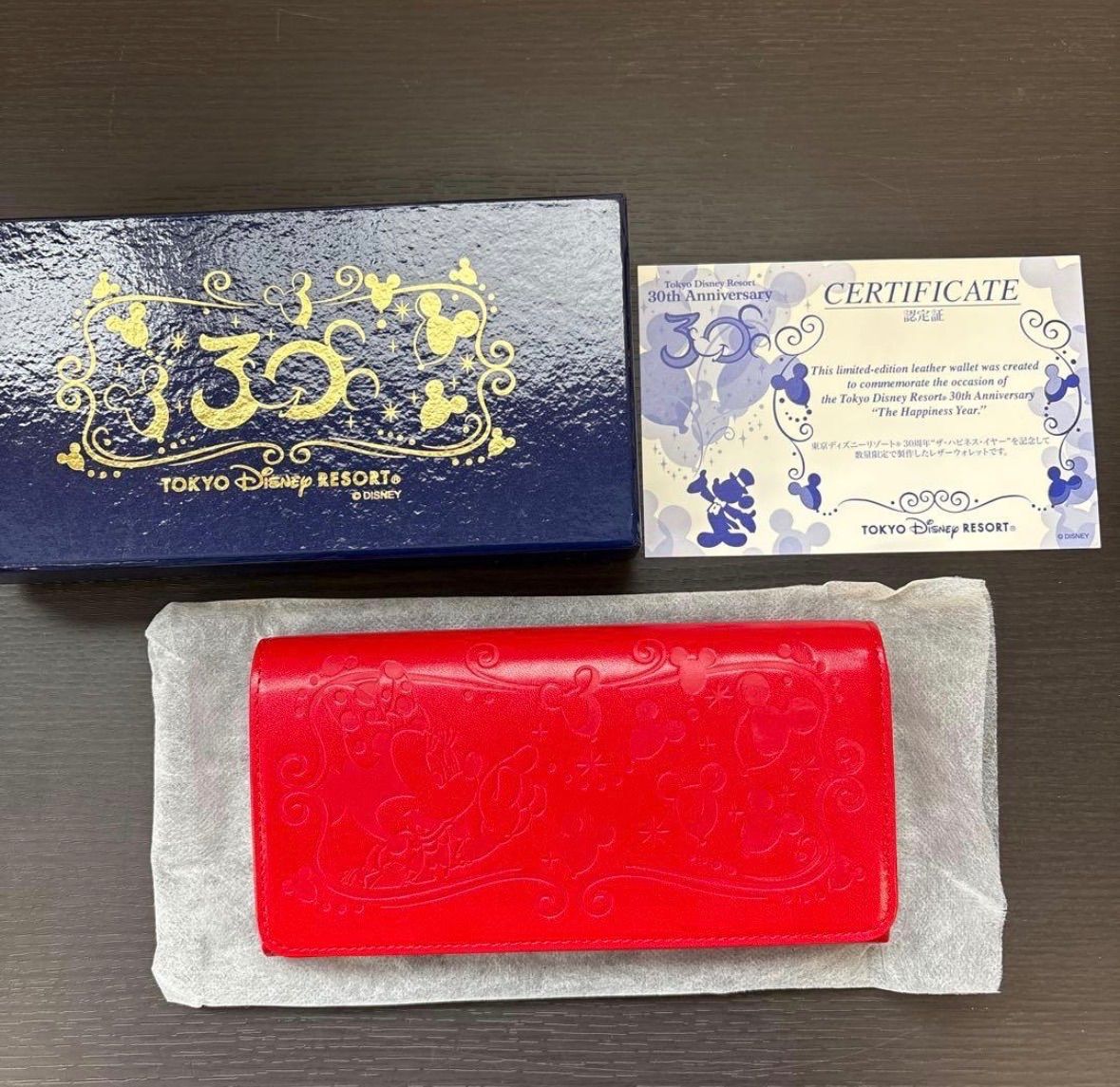S453 東京ディズニーリゾート 30周年記念 財布 ミニーちゃん