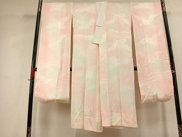 平和屋着物●振袖用長襦袢　無双仕立て　飛鳥地紋　暈し染め　正絹　逸品　AABL2817fy 17,082円