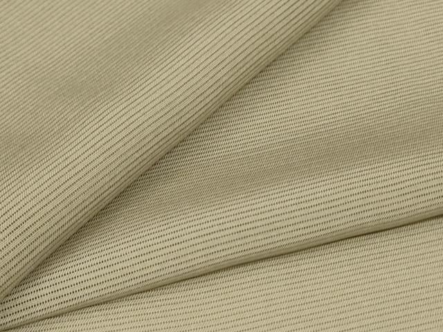 平和屋着物＊夏物　色無地　絽　白橡色　正絹　逸品　AABK9538jd