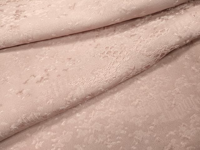 平和屋着物▽上質な色無地　単衣　霞地紋　紅藤色　正絹　逸品　DABI7046fe 11,544円