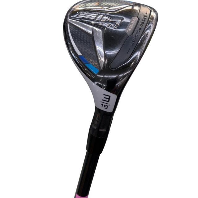 【中古】 テーラーメイド SIM MAX U3 ユーティリティ UT リシャフト (フレックスその他) メンズ 男性用 右利き 右用 Cランク ゴルフクラブ 17,166円