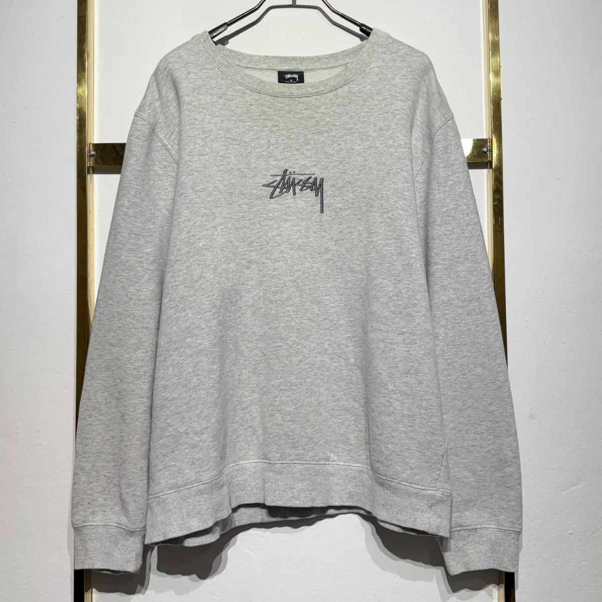 Stussy ステューシー センター ロゴ エンブロイダード スウェット シャツ M 6,577円