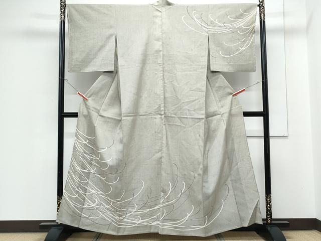 平和屋着物＊夏物　訪問着　生紬　紗　乱菊　正絹　逸品　CABJ1085th 23,998円