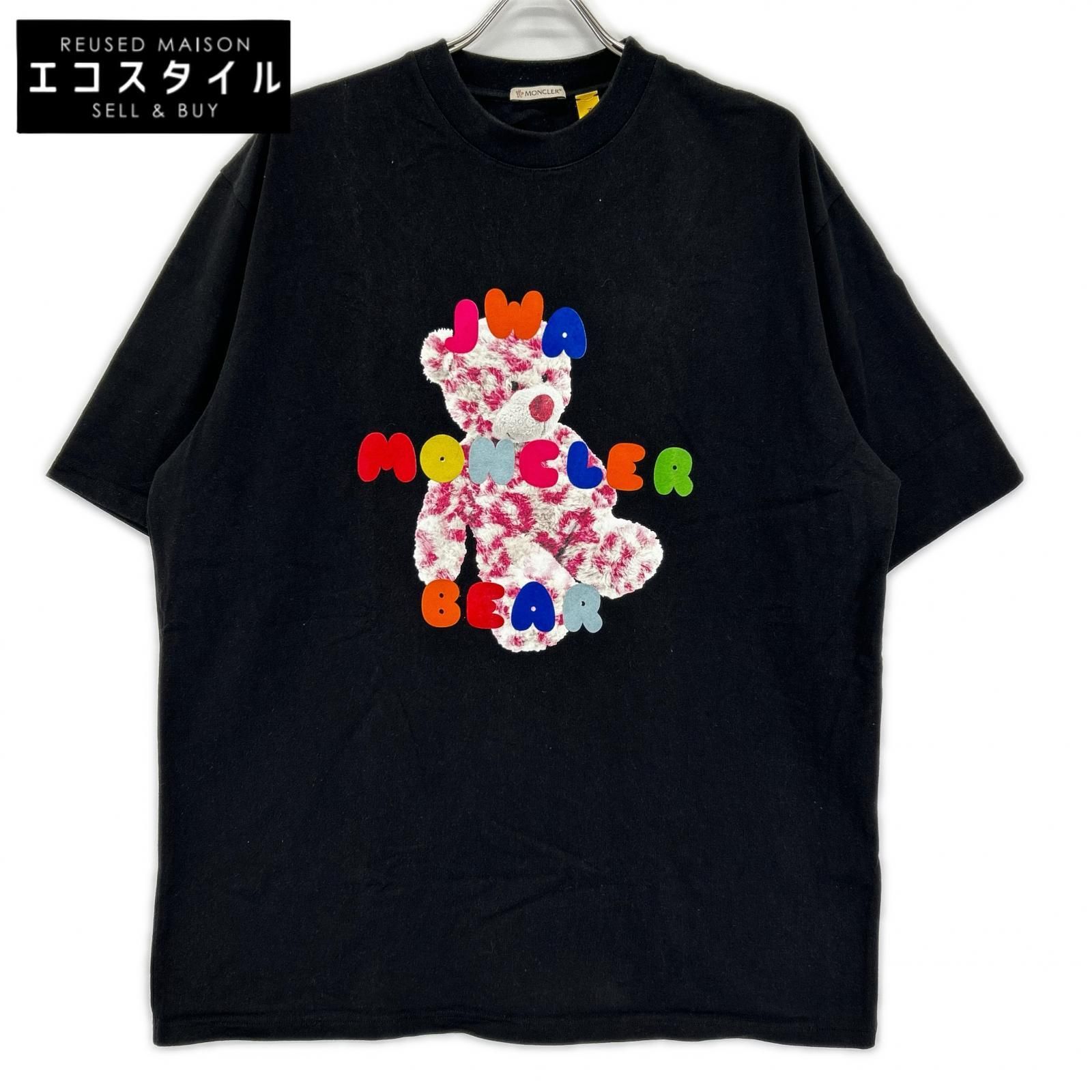 MONCLER　モンクレール　×JW Anderson 22年 ブラック ベア SS T-SHIRT　L