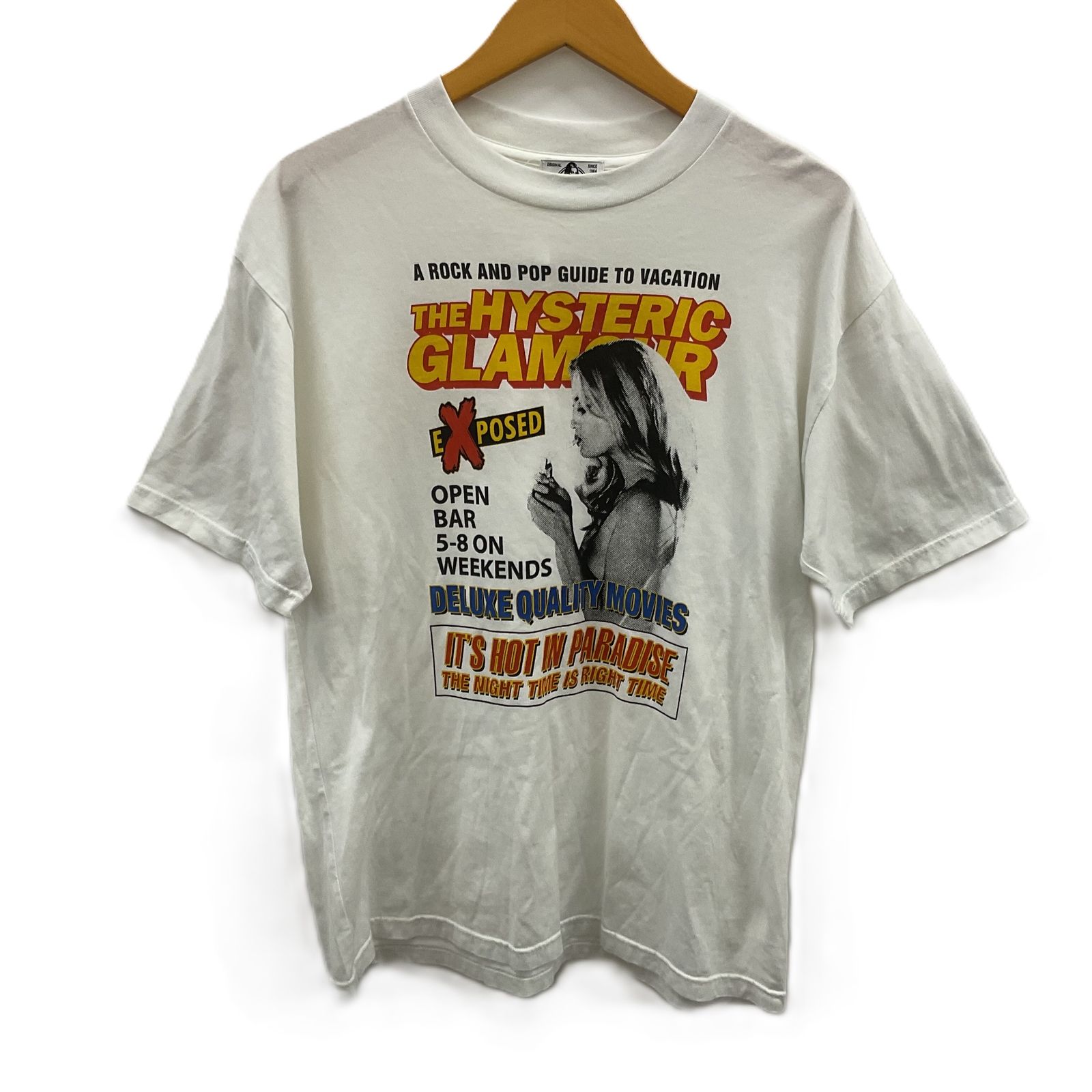 HYSTERIC GLAMOUR 【ヒステリックグラマー】　Tシャツ　フロントロゴ　M