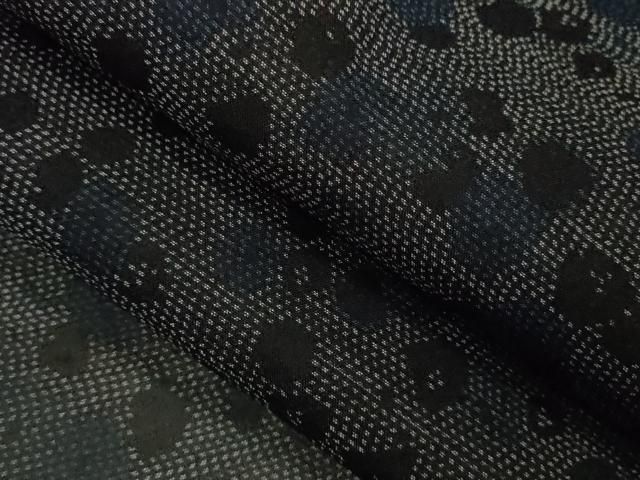 平和屋着物＊夏物　本場大島紬　夏大島　石畳文　高島屋扱い　正絹　逸品　CABJ2540ze