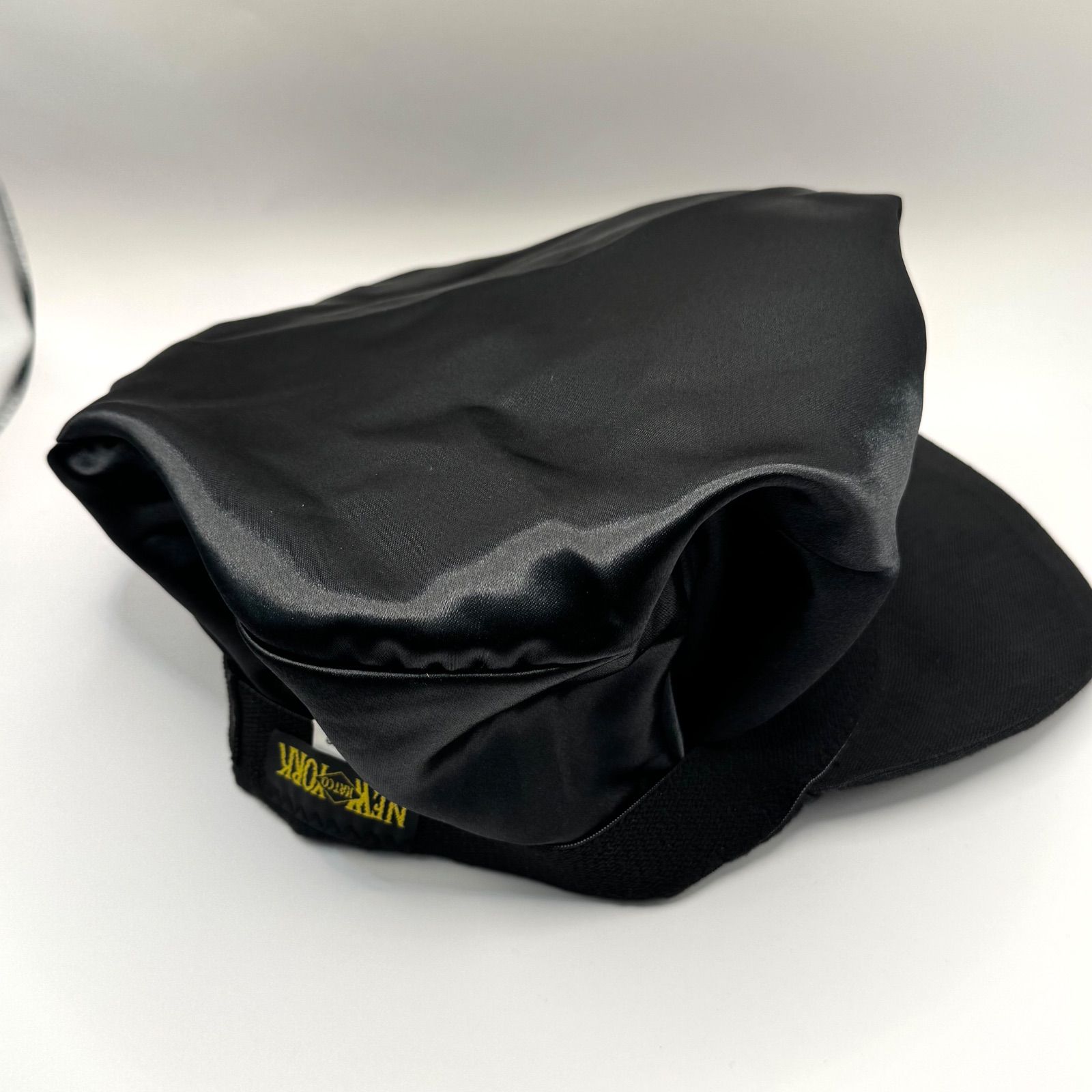 USA製ニューヨークハット新品Linen Newsboy リネン素材 黒 XL USA製】ニューヨークハット リネン ビッグ キャスケット 黒 ONE SIZE