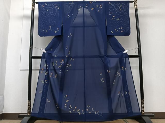 平和屋着物＊夏物　訪問着　絽　草花文　正絹　逸品　CABJ4173xi 13,104円