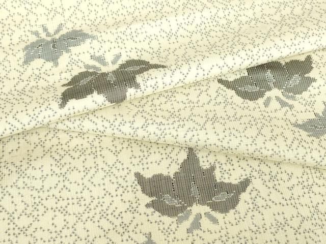 平和屋着物▽本場大島紬　白大島　単衣　桐文　正絹　逸品　DABG0766az 22,776円