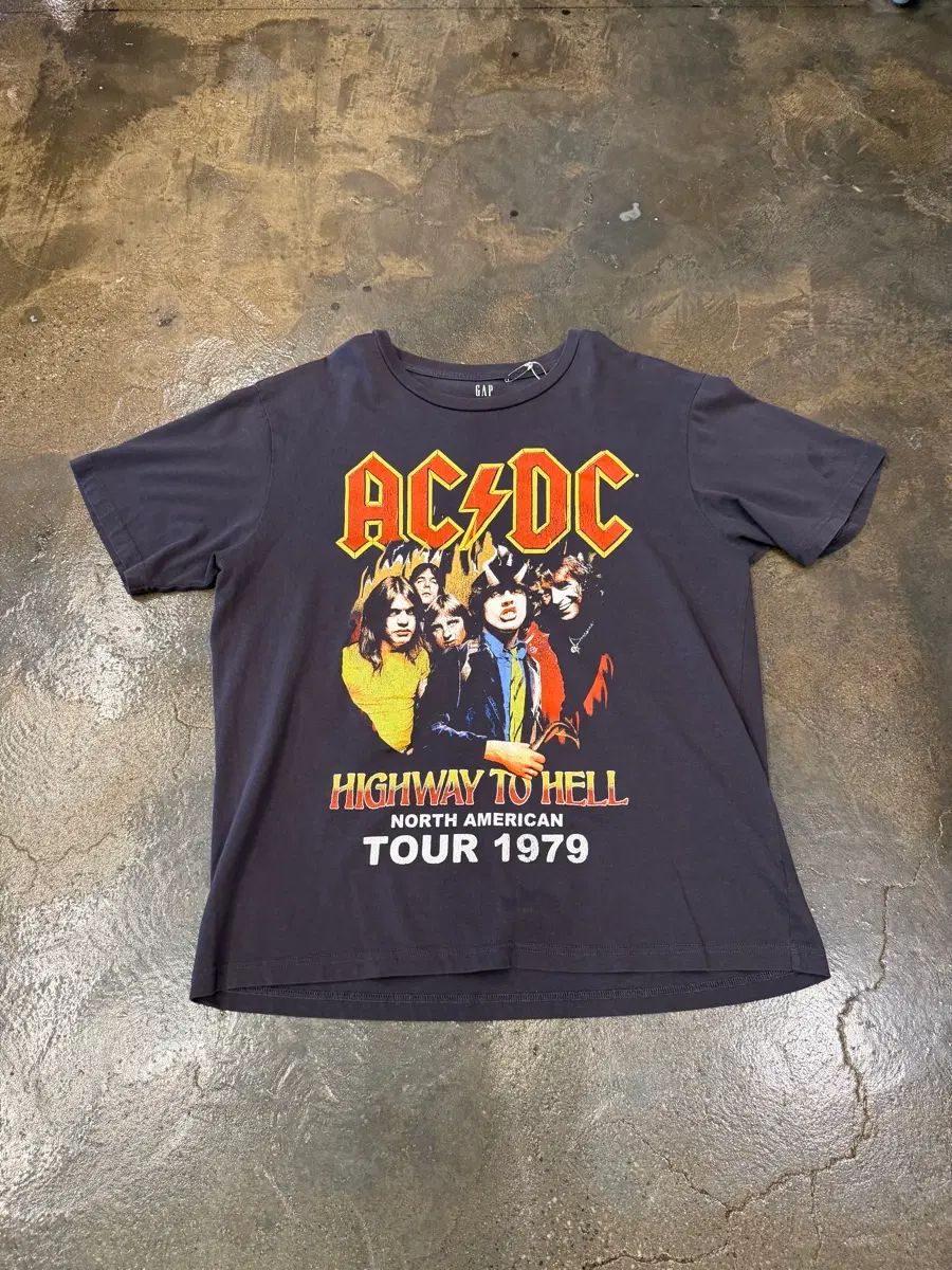 GAP AC/DC HIGHWAY TO HELL ツアー 1979 バンドTシャツ L