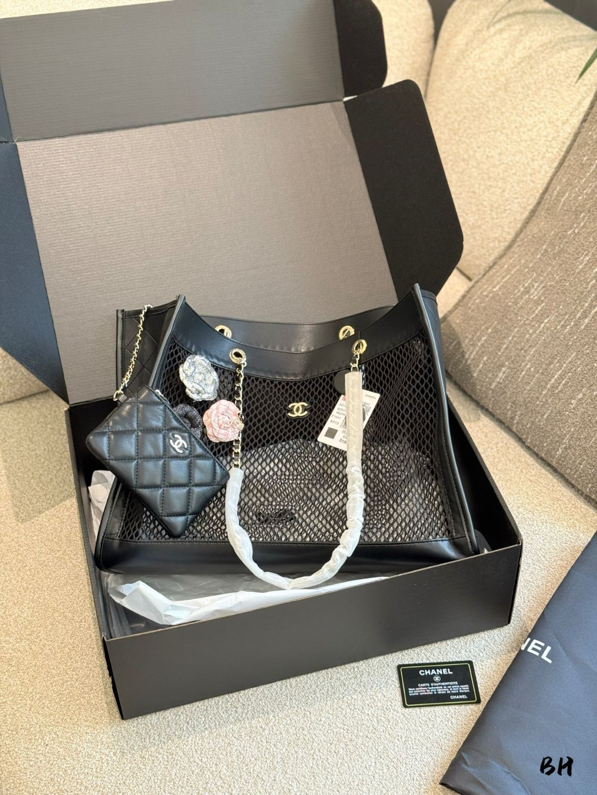 【今日特価】Chanel 25s Mesh Tote Bag シャネル 25s メッシュ トートバッグ