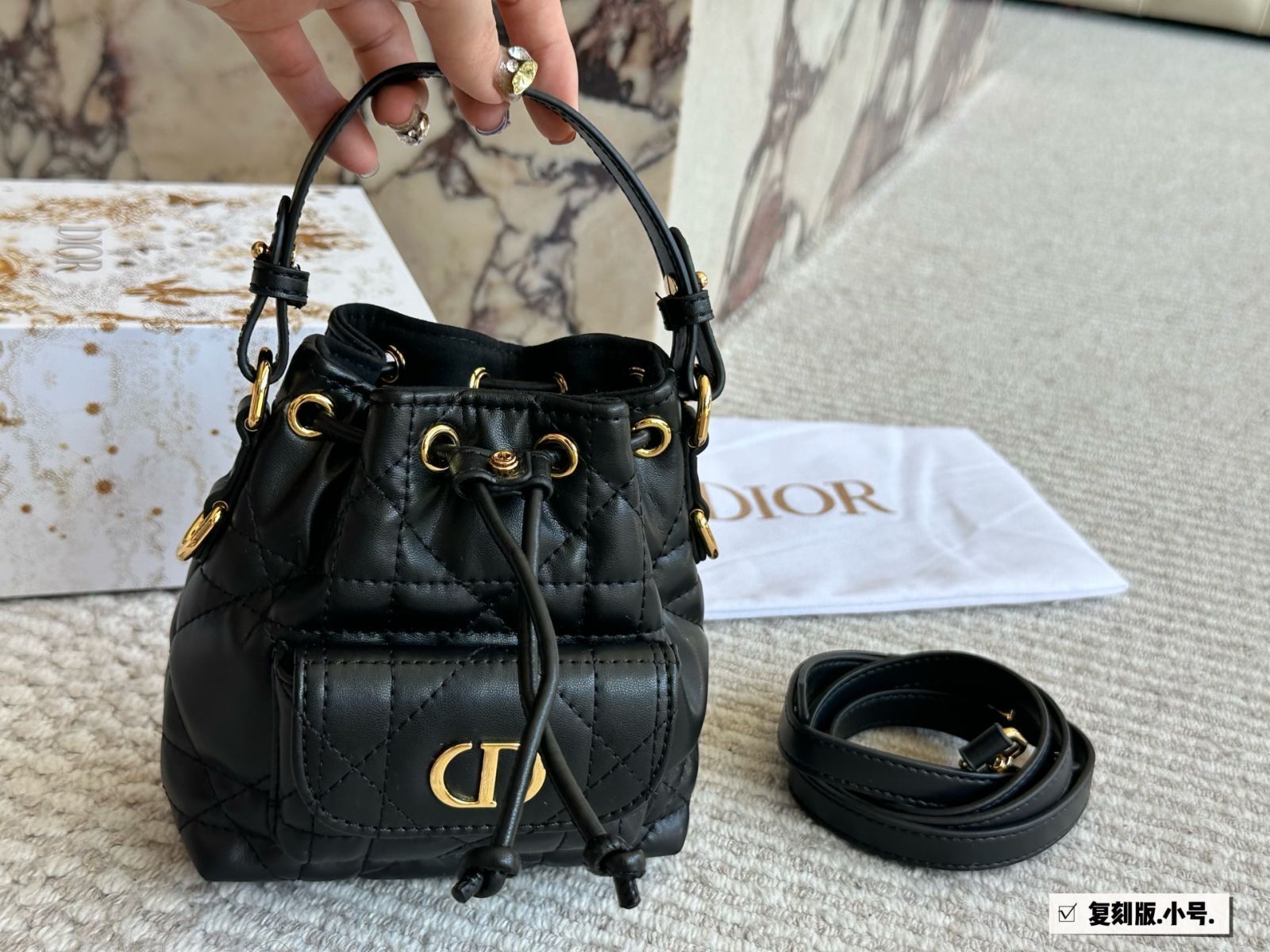 【今日特価】DIOR CARO Leather Series [Small] | ディオール カロ レザー スモール