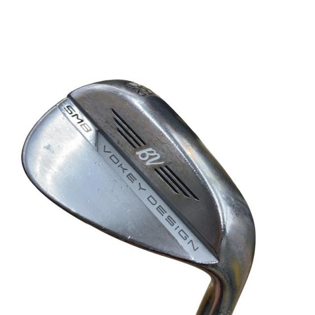 【中古】 タイトリスト VOKEY SPIN MILLED SM8 ツアークロム 52°/08°F ウェッジ WG Dynamic Gold (フレックスS) メンズ 男性用 右利き 右用 Cランク ゴルフクラブ
