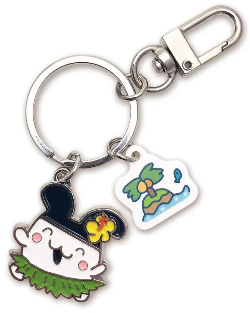 [Used] key chain travel key ring with Mimichi parts “Tamagotchi”