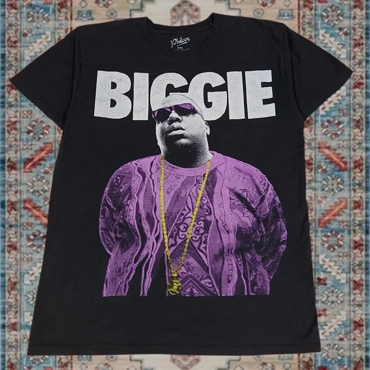 Philcos ノートリアス フールプリンティング B I G ビッグ 半袖 Tシャツ M