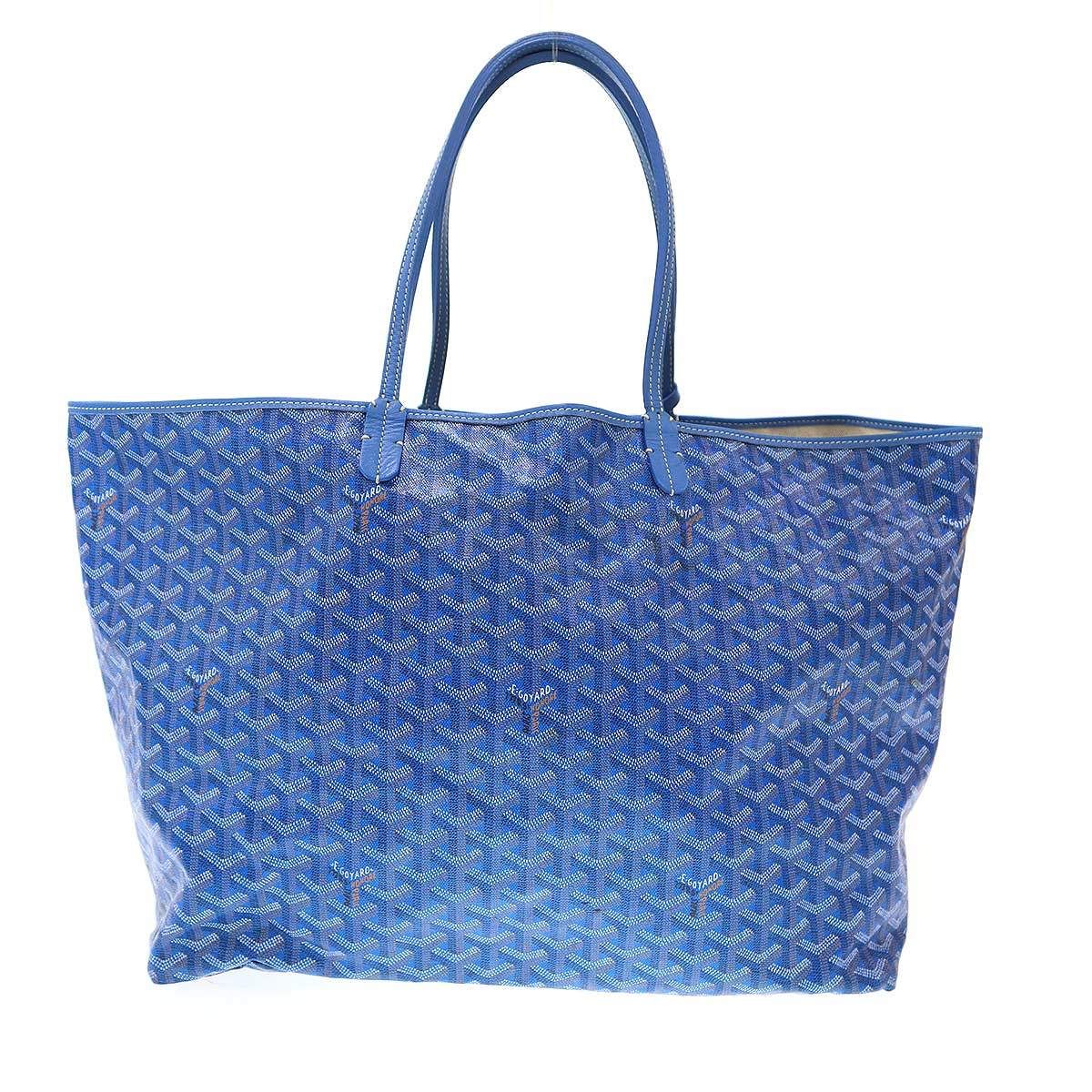 GOYARD ゴヤール Saint Louis GM サンルイ トートバッグ ブルー