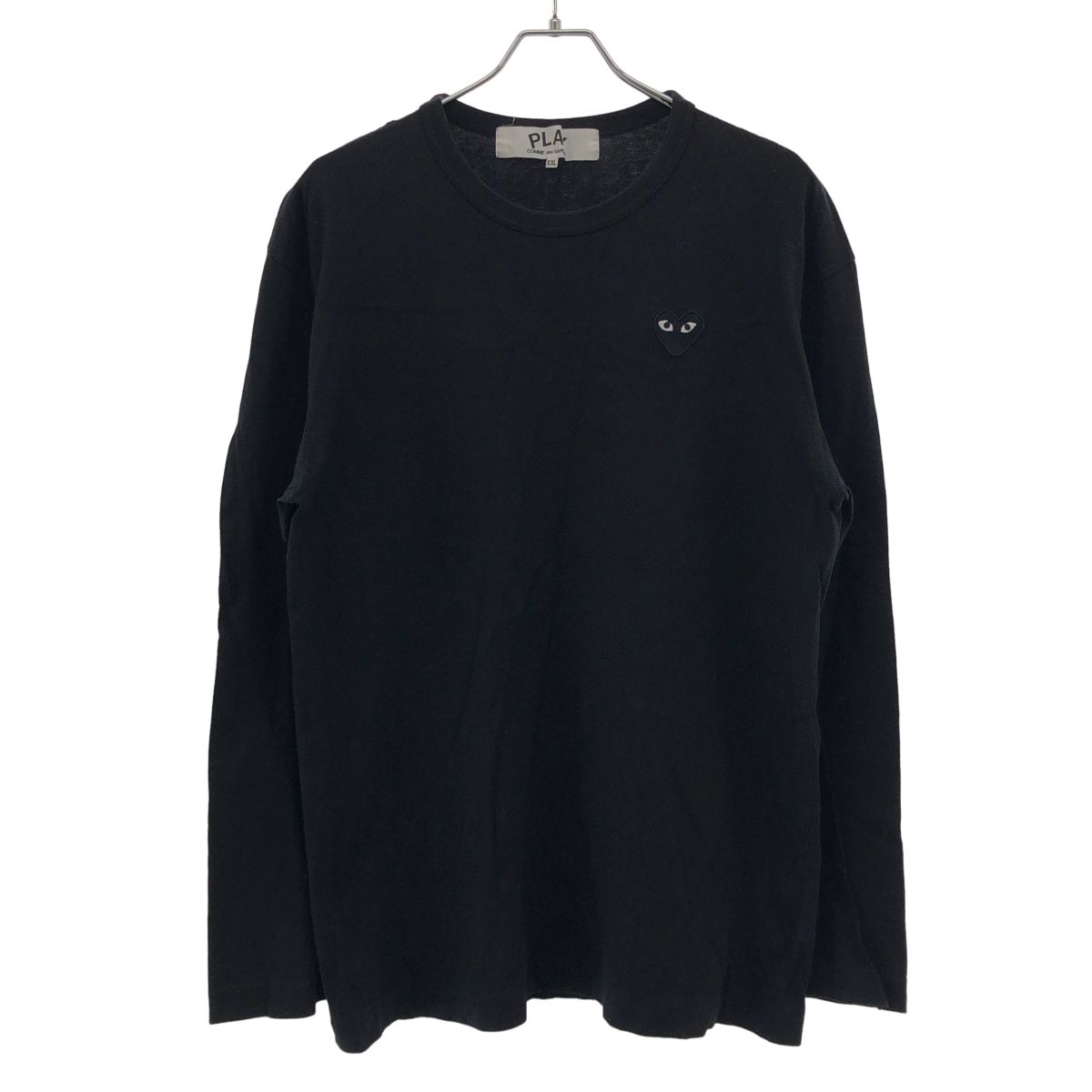 PLAY COMME des GARCONS プレイコムデギャルソン AD2022 ロングスリーブカットソー AZ-T120 ブラック XXL