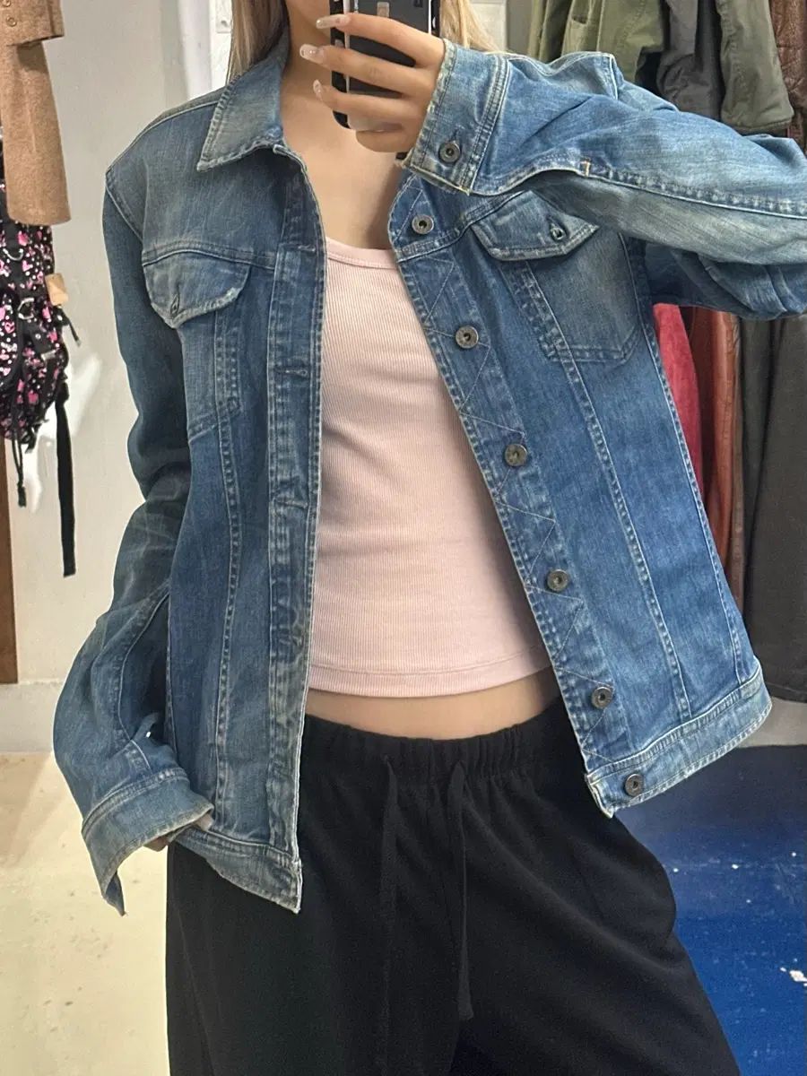 DIESEL ディーゼル ディストレスト デニム ジャケット