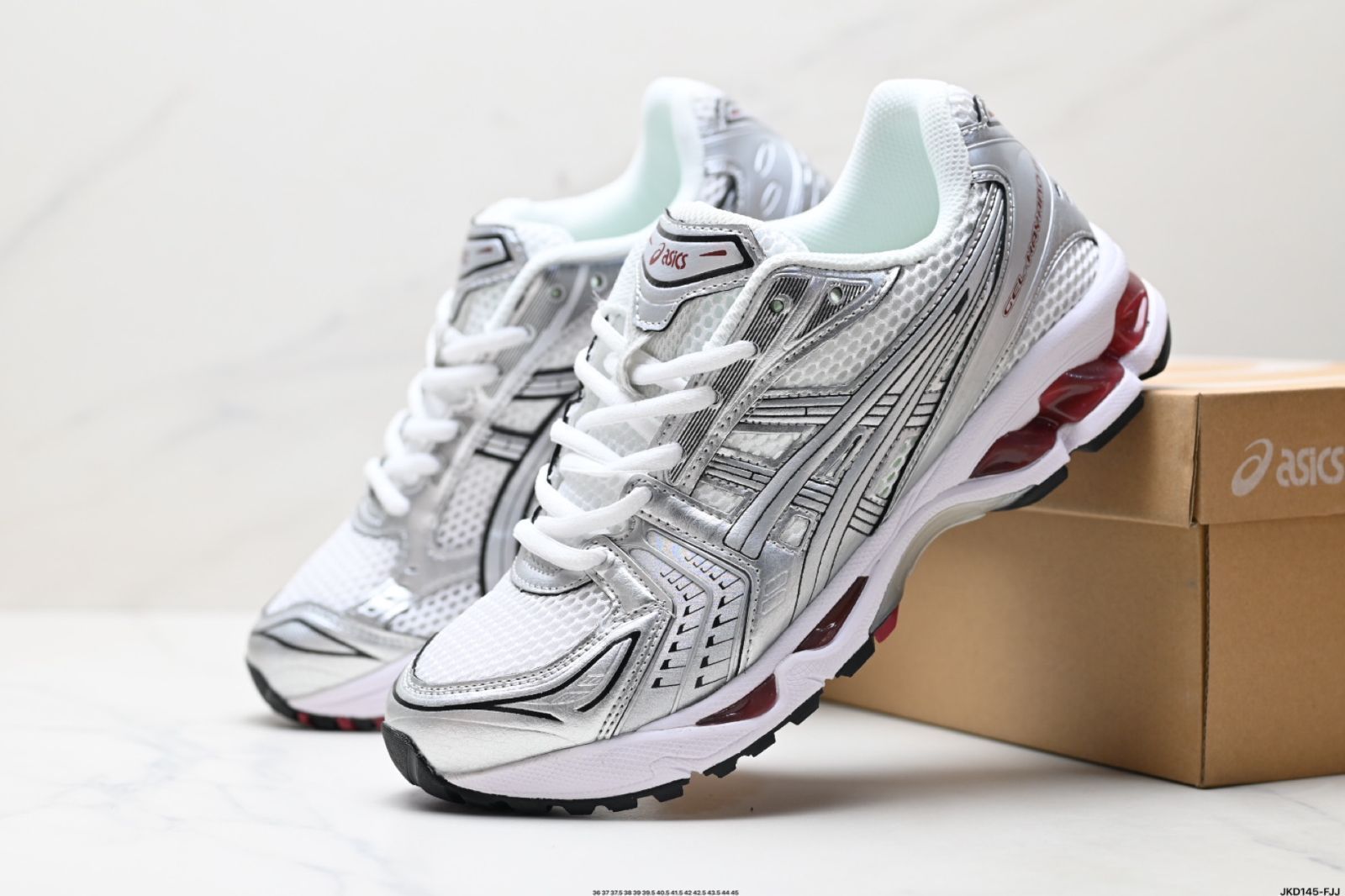 Asics(アシックス)Gel-Kayano 14 シルバーグレーグリーン スポーツレジャー通気性プロランニングシューズ Asics(アシックス)Gel-Kayano 14 シルバーグレーグリーン スポーツレジャー通気性プロランニングシューズ