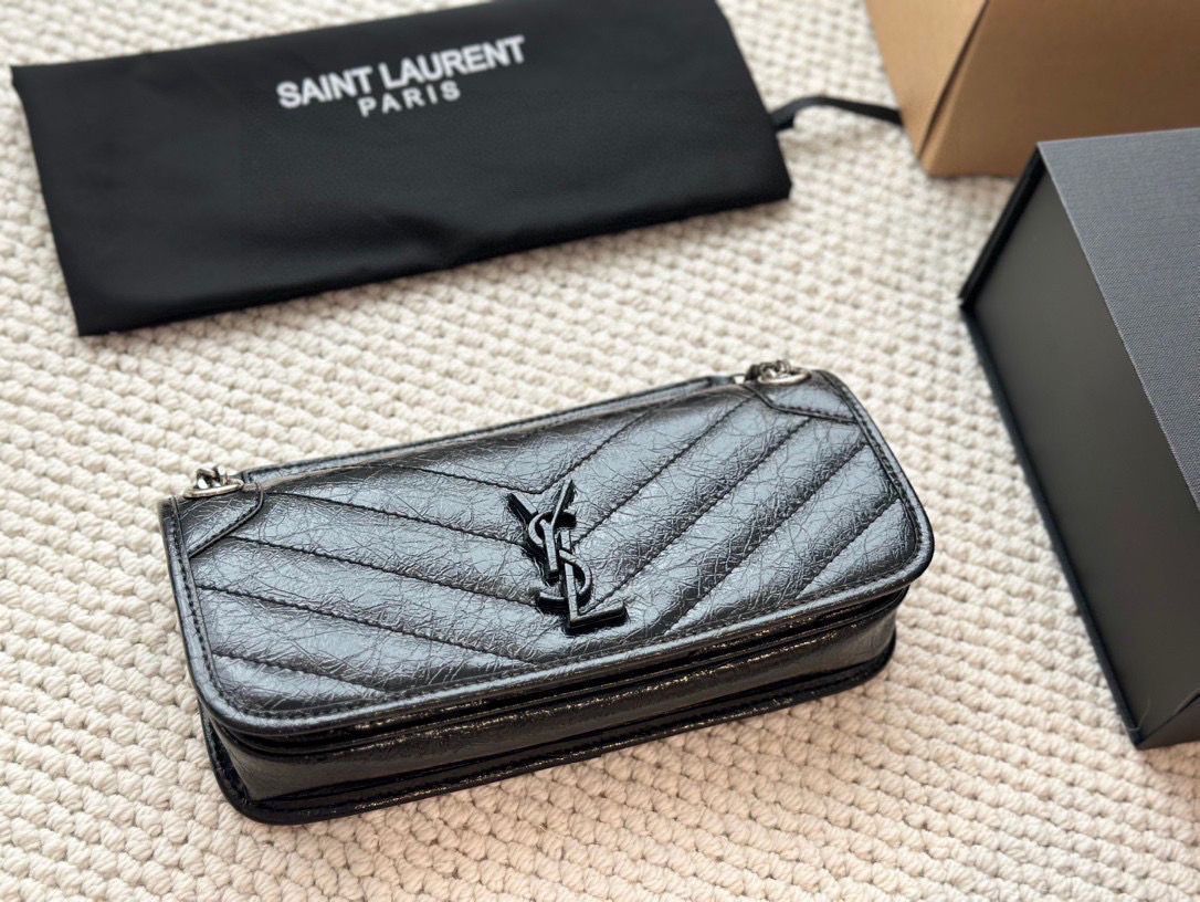 【今日特価】YSL Niki Baguette イエスサンローラン ニキ バゲット（27×13cm）