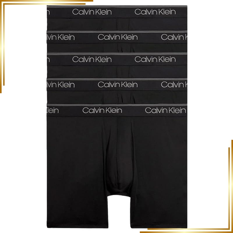 【新品】 [カルバンクライン] ck ボクサーパンツ 前閉じ 5枚セット クラシックフィット 下着 メンズ 男性用 BOXER BRIEF NB2269 5_BLACK(900) S [並行輸入品] 7,273円