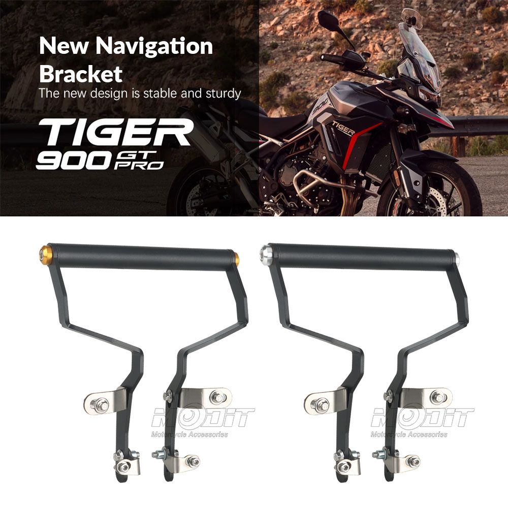 MODIT-HC トライアンフ Tiger900 GT Pro RallyPro 2024〜2025対応 22mm ナビゲーションブラケット スマホホルダー GPSプレート