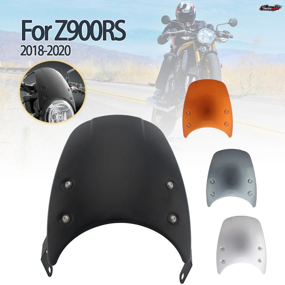 カワサキ Z900 RS Z900RS 2018 2019 2020 用 Z900RS ウインドシールド オートバイアクセサリー アルミ製ウインドスクリーン ウインドディフ 7,357円