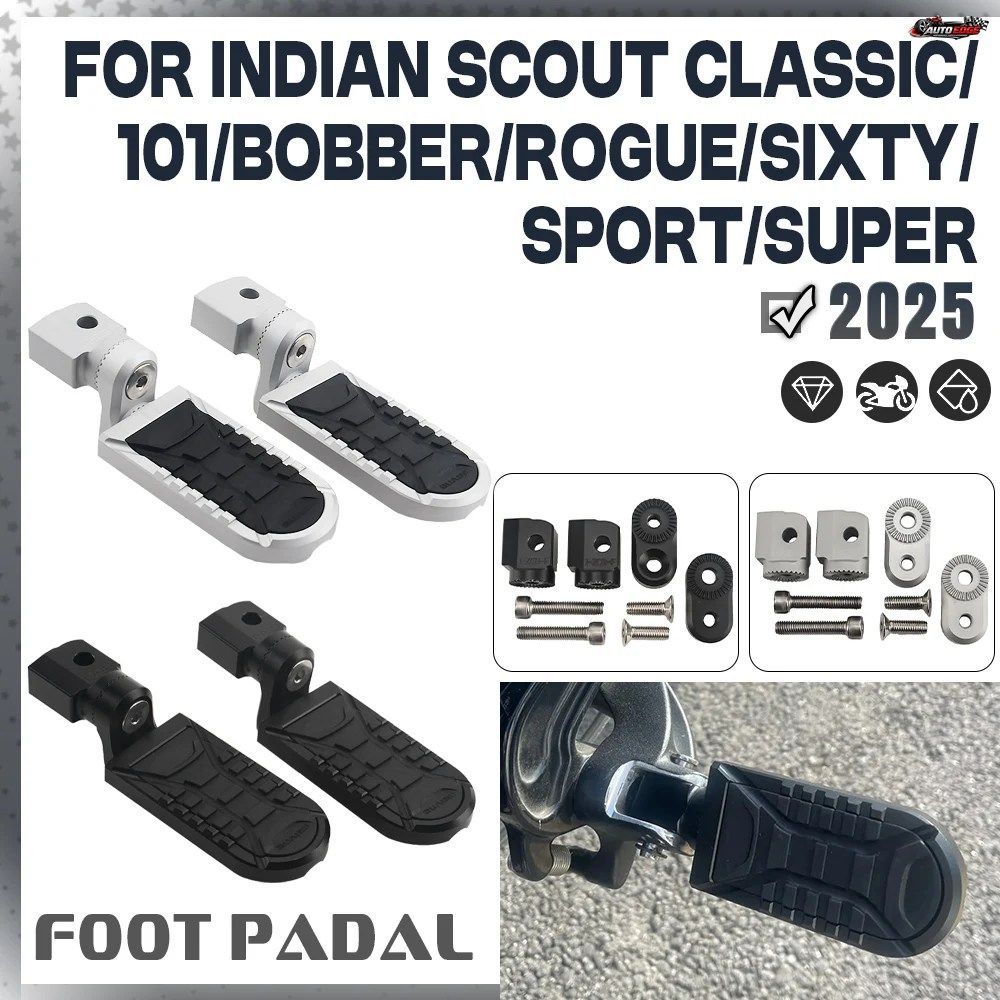 INDIAN SCOUT SPORT SUPER SCOUT 101 SIXTY CLASSIC LIMITED モーターサイクル用フロントフットレスト調整可能延長ローダウンフットペグ 10,570円