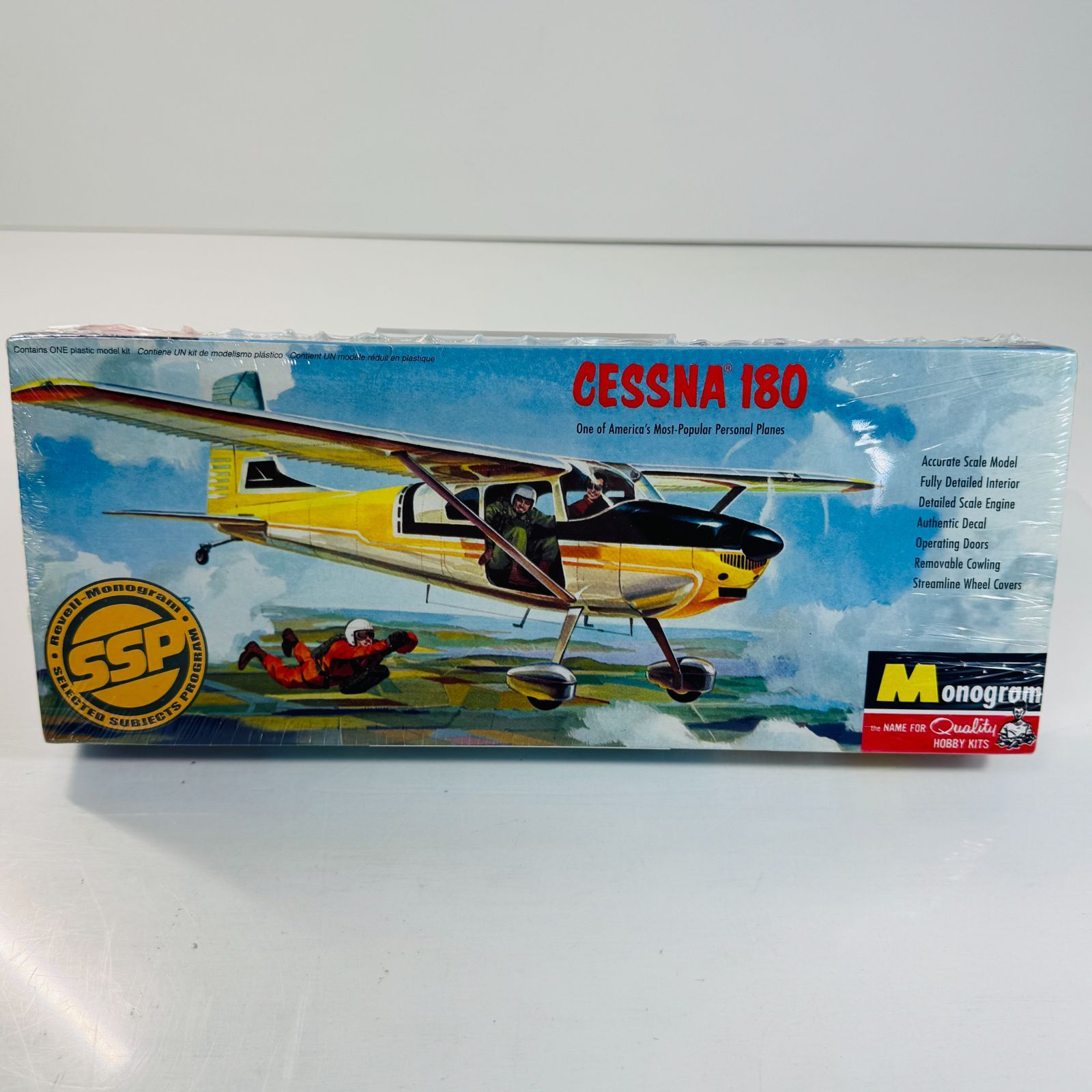 Unopened unassembled Monogram Monogram 1/41 CESSNA 180 SSP plastic model