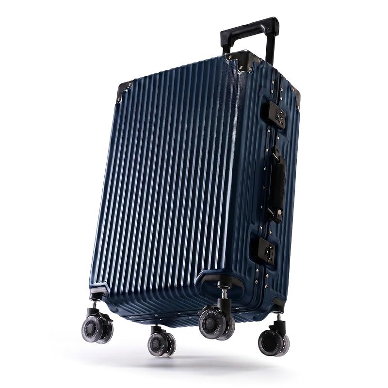 【新品】 [C.jutro] 【記録級スーツケース、遂に進化】_Classica NEO2 スーツケース キャリーケース 大型 キャリーバッグ ロック付きキャスター 着脱可能キャスター m ダークブルー